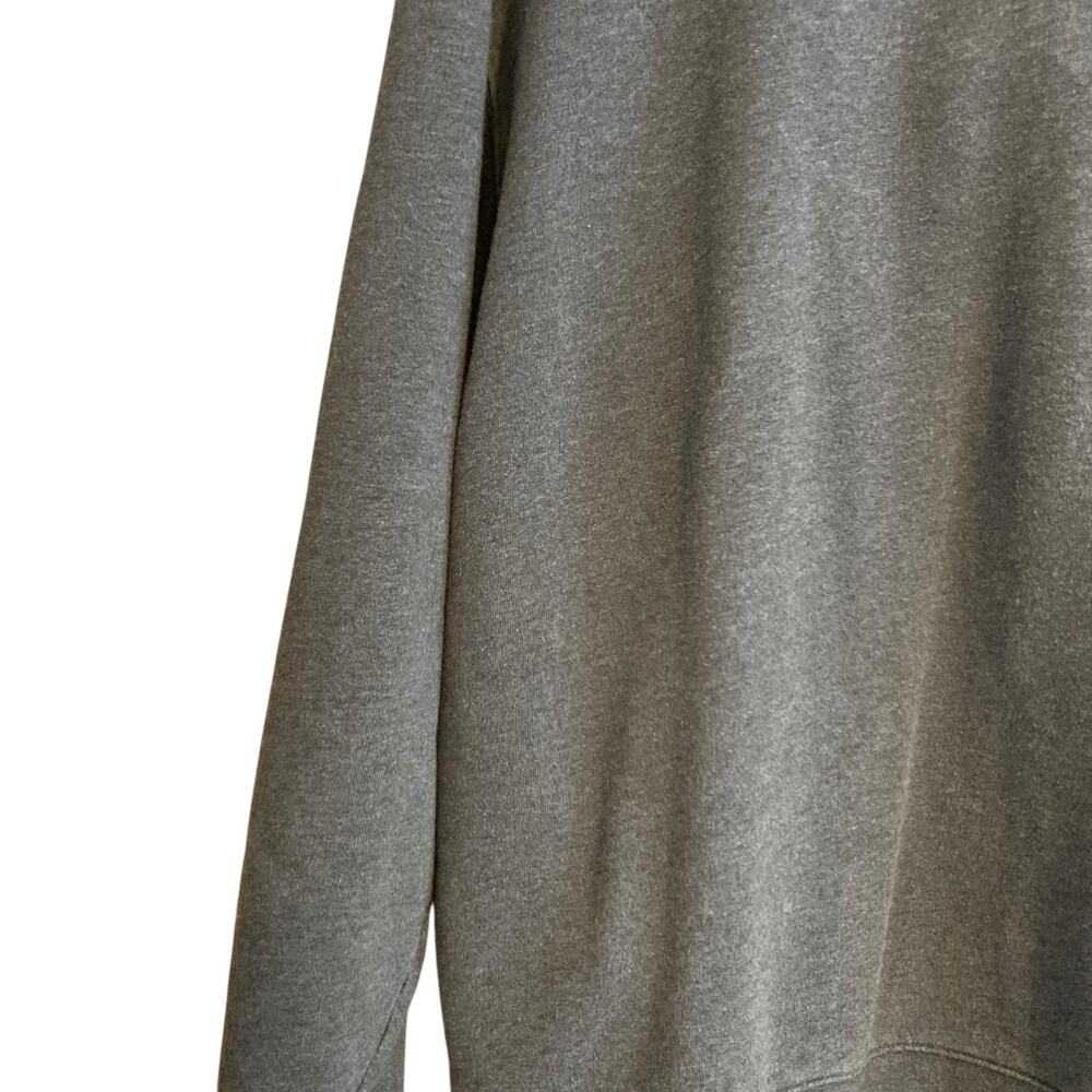 L.L. Bean Heather Gray Quarter Zip Pullover Sweatshirt Men's Large - Picture 12 of 16
